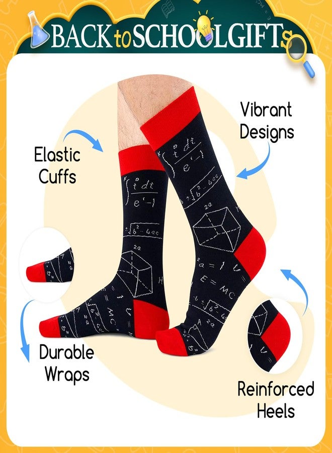 Happy Pop HAPPYPOP Funny Math Gifts for Men - Math Teacher Appreciation Gifts from Students, Back to School Socks for Teachers - Image 2